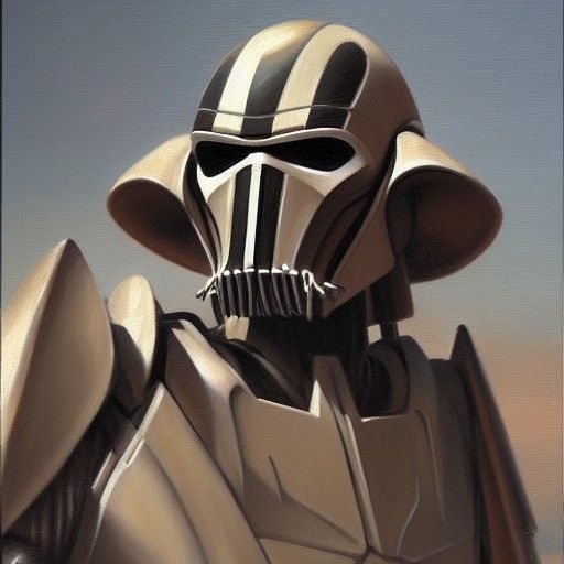 General Grievous Portrait in Oil Paint