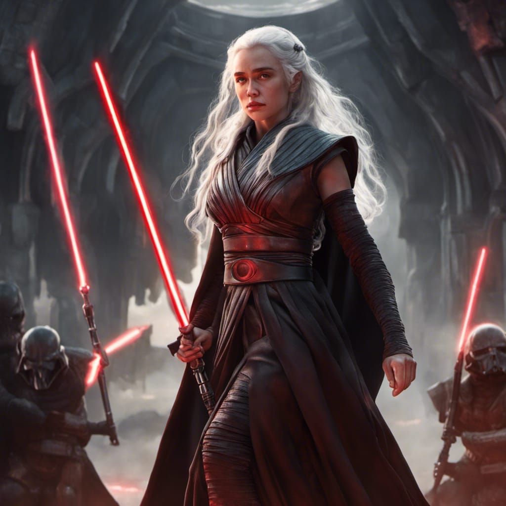 Daenerys Targaryen as Star Wars Sith
