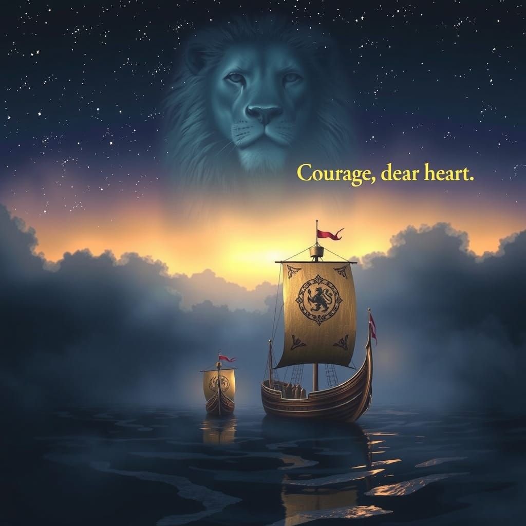 Sailing Under Starlight in Ancient Narnia with Aslan's Watch...