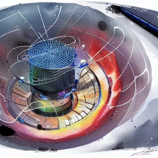 Functional cross section of a neutrino microscope raster wav...
