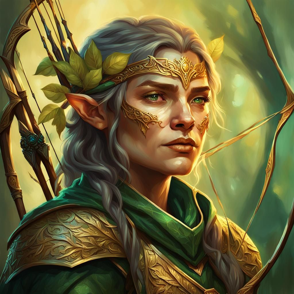 middle age sneaky wood elf female