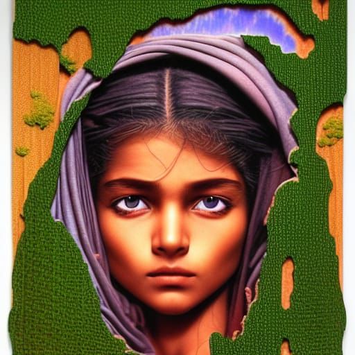 Hyperdetailed Portrait in Pop Art Style