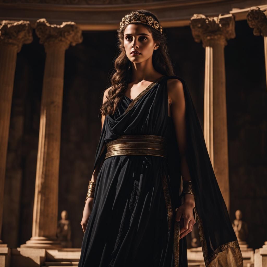 Antigone: Daughter of Oedipus in Royaltycore Style