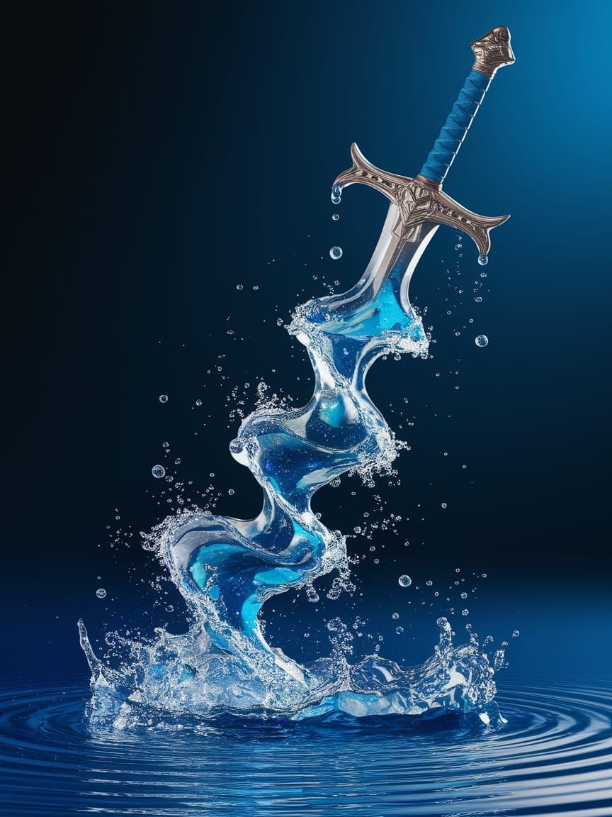 Sapphire Waveblade in Ethereal Glow