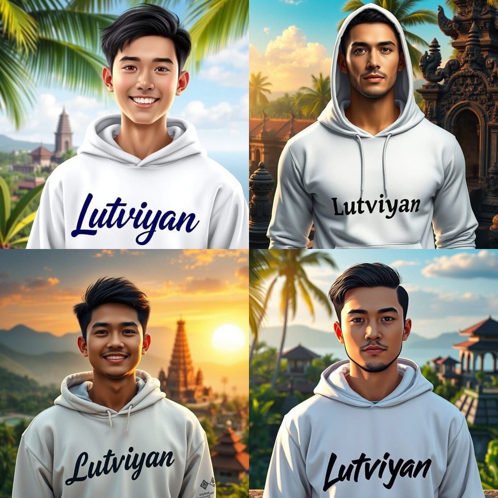 Realistic Men Profile Picture in Bali Indonesia