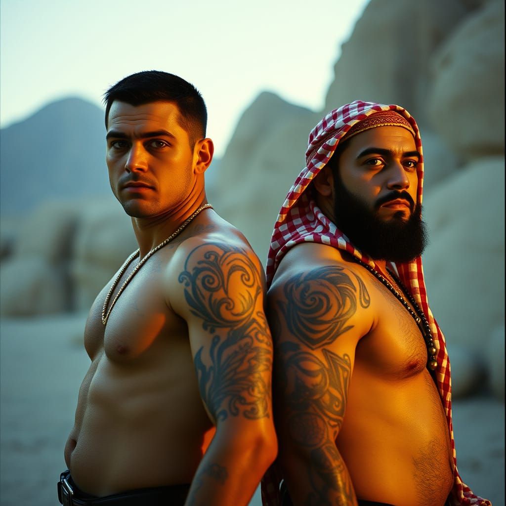 Vintage-Inspired Grown-Up Beefcakes of Johny Quest and Hadji