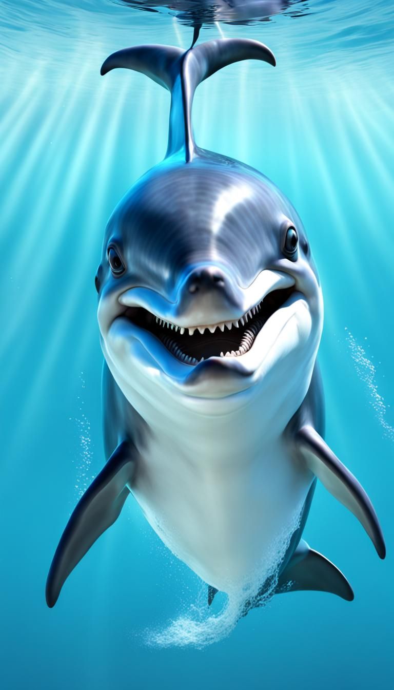Smiling Dolphin
