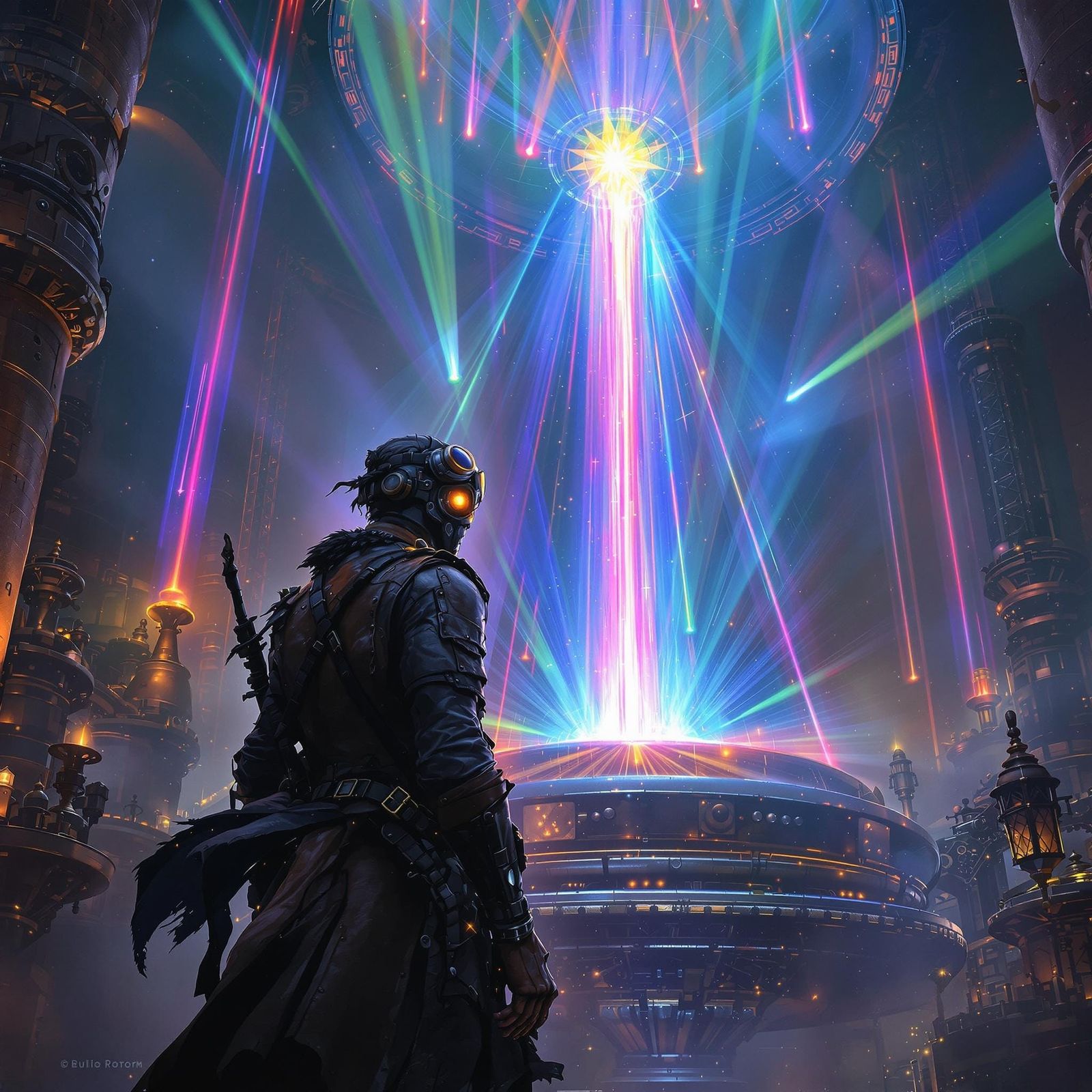 Dieselpunk Alchemist and Steam-Powered Prism