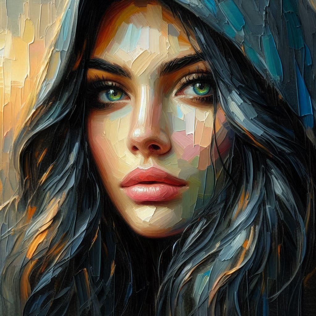 AI Generated Oil Paint Texture