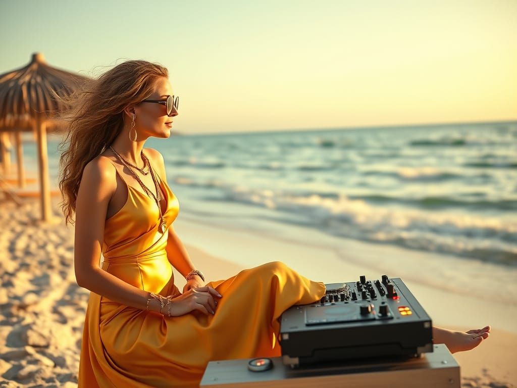 DJ at the beach ⛱️