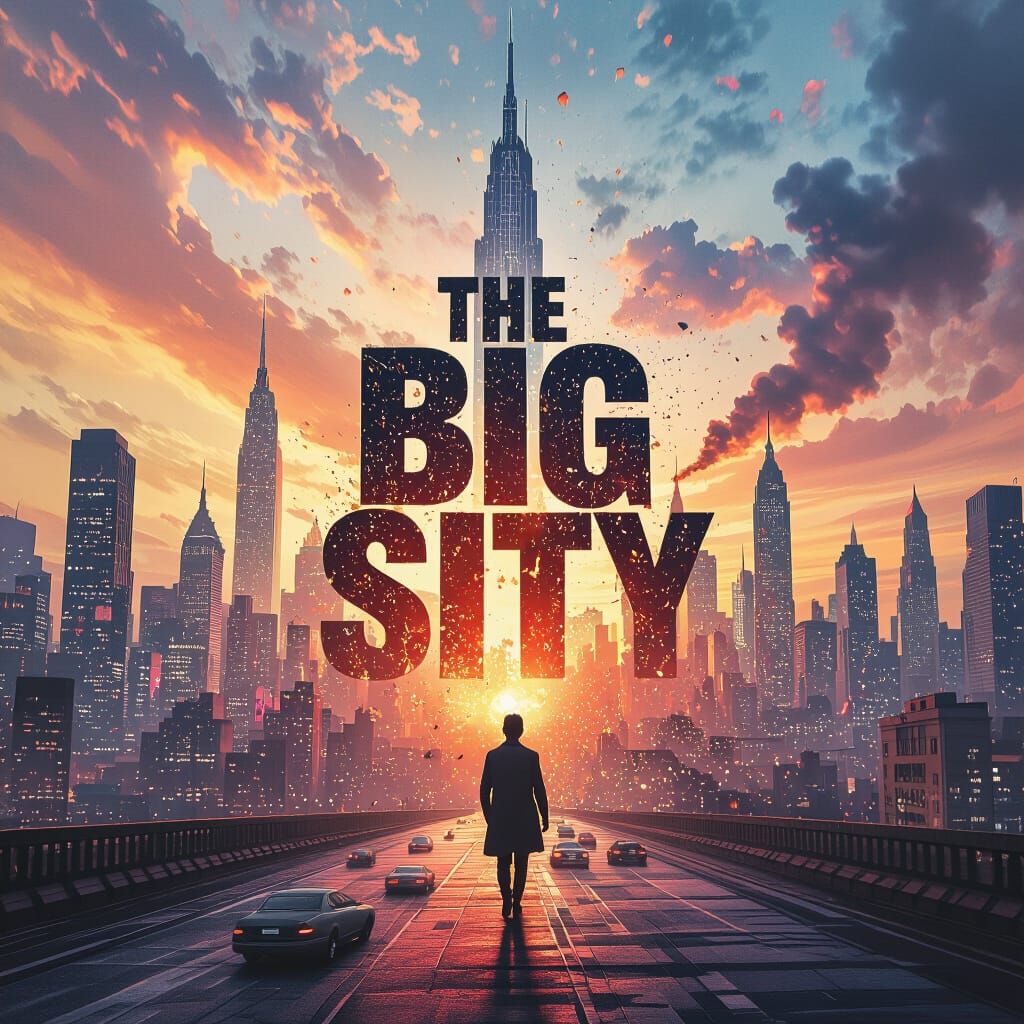 The Big City: Thriller Movie Poster Concept Art
