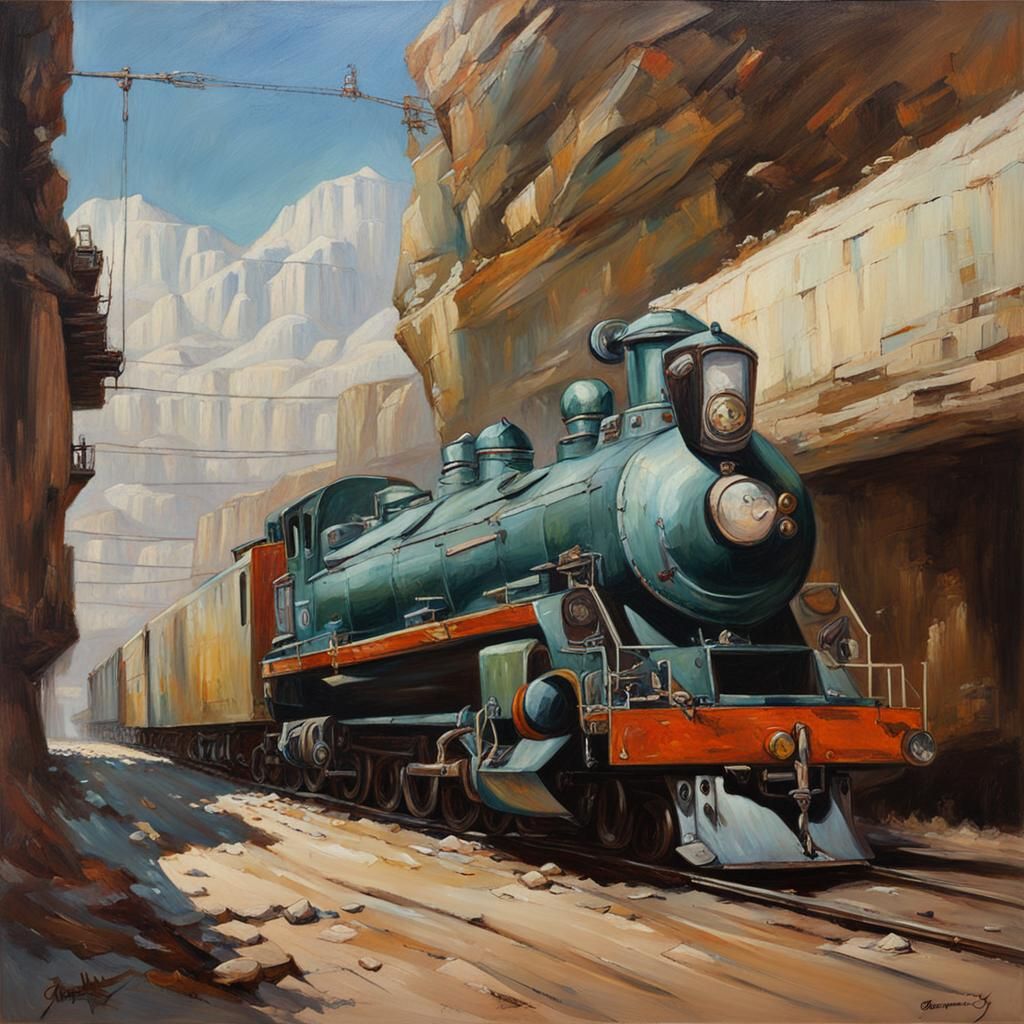 Gemsci: An Oil Painting Portrait