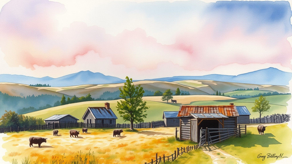 Scottish Landscape: Watercolor Painting Inspired by Nature