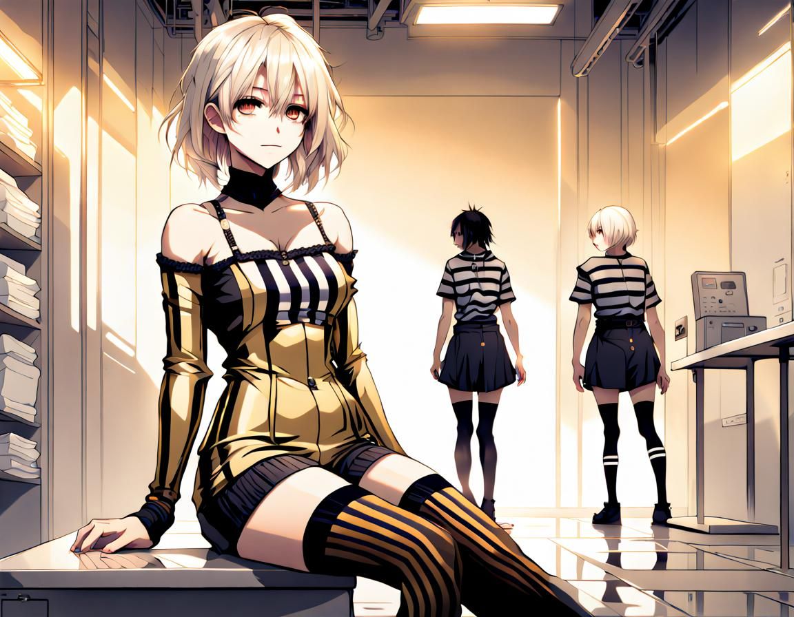 Anime Butterfly Hybrid in Black and Gold, 4K HD