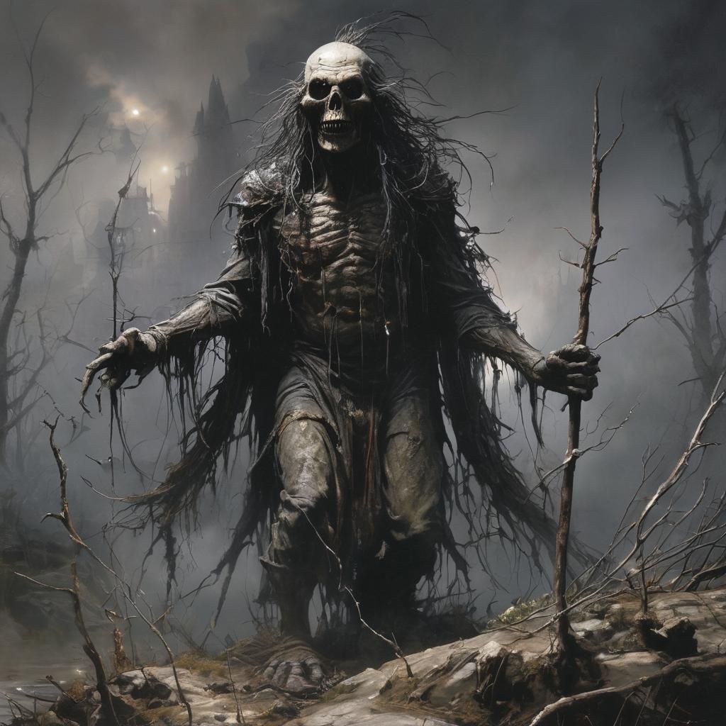 Grimdark Composition in a Dark Style