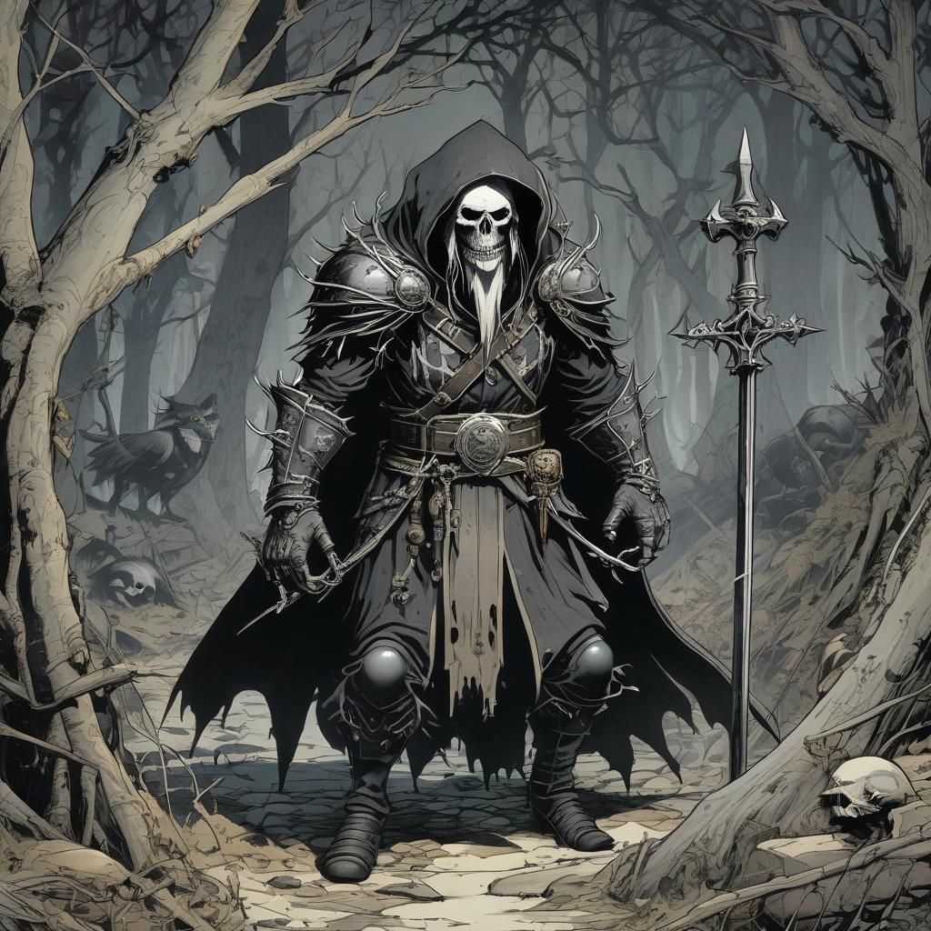 Grimdark Fantasy Illustration