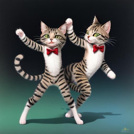 Dancing Cat Generated From Simple AI Prompt