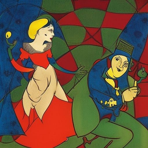 Dark Fairytale: Cinderella and Snow White Together