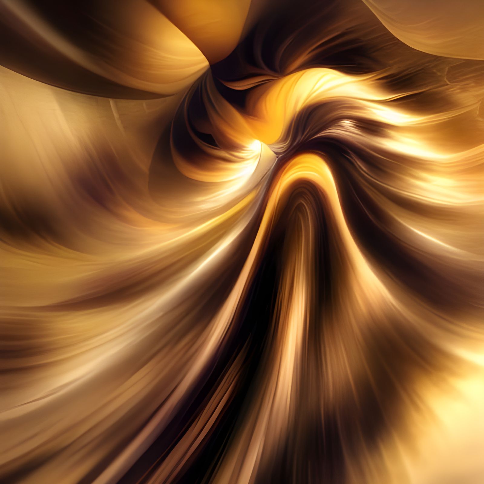 Psychedelic Translucent Swirls in Soft Light