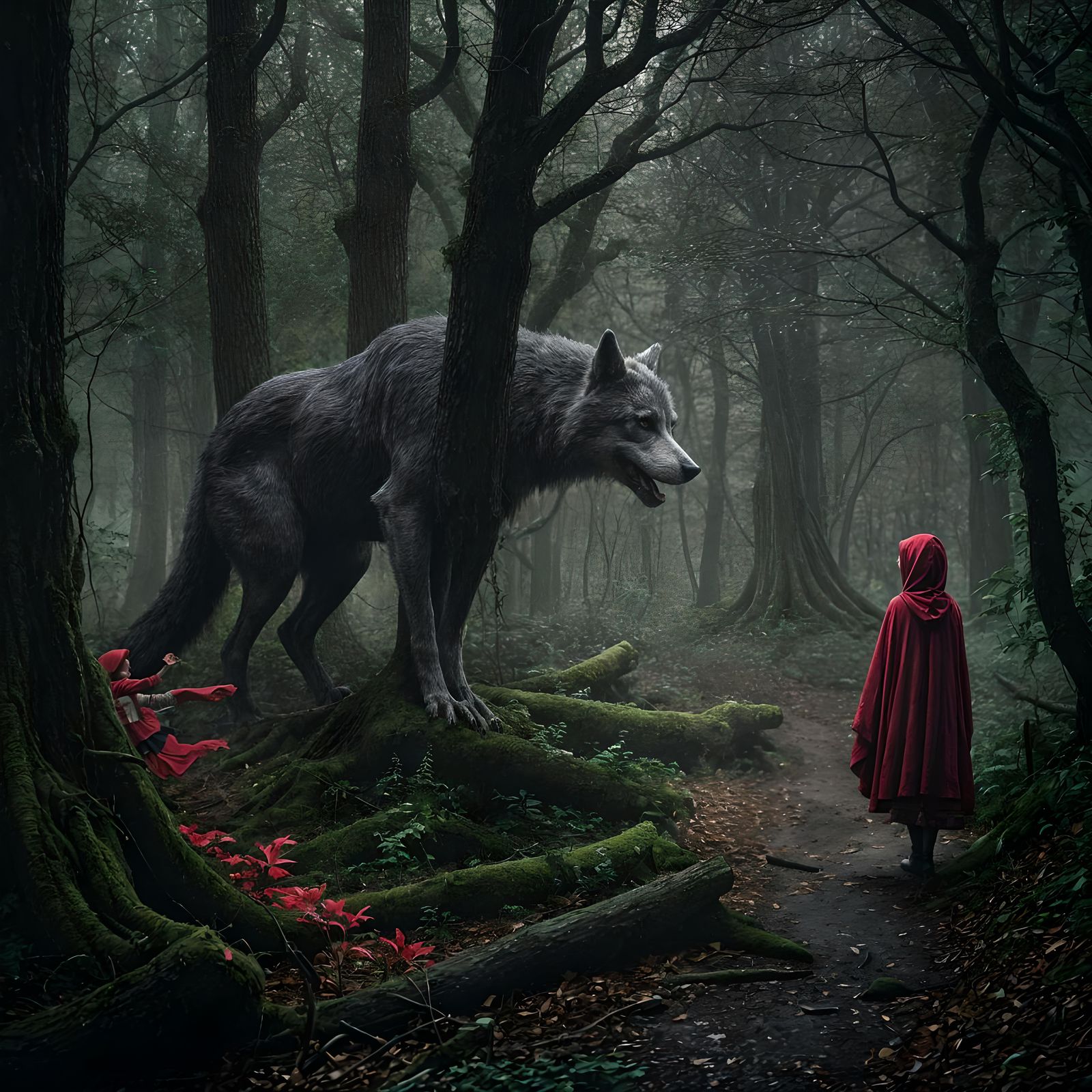 Little Red Riding Hood and the Wolf