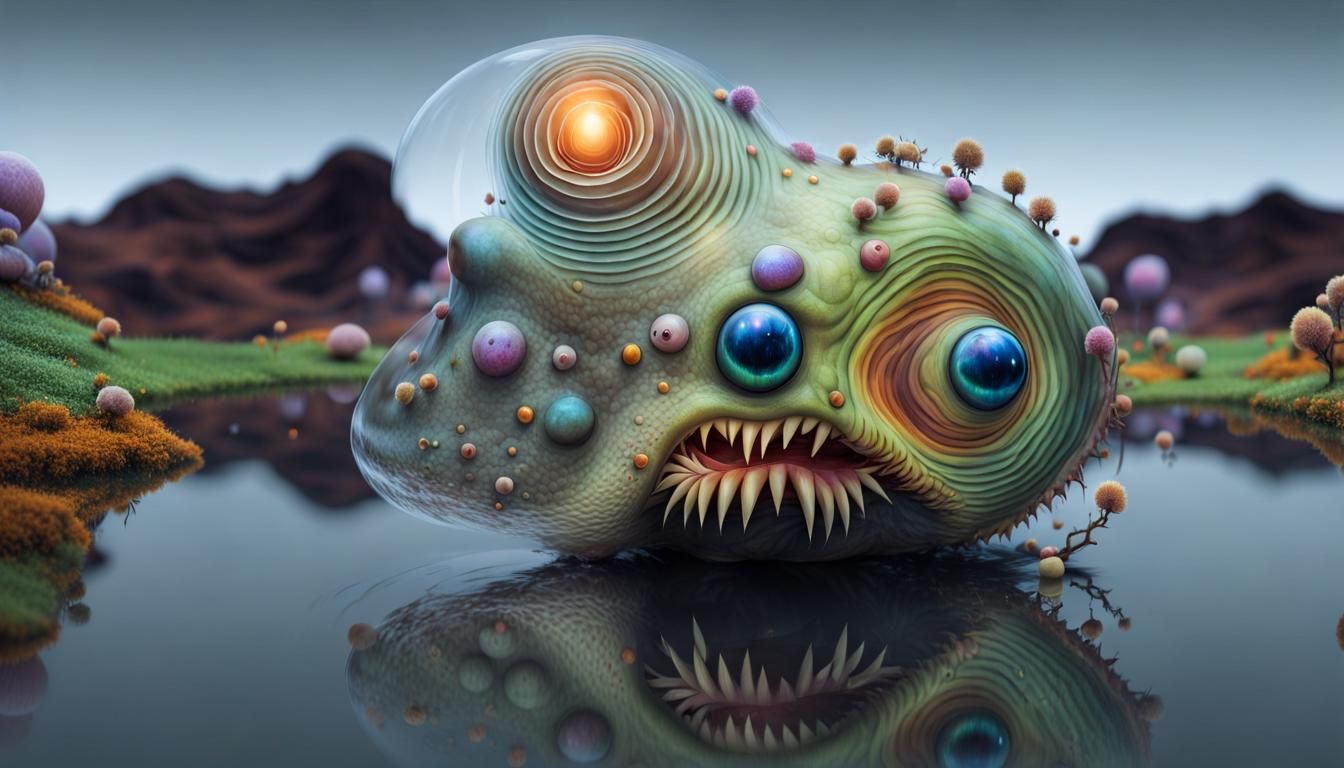 Extravagant Alien Characters in Bizarre Photorealistic Art
