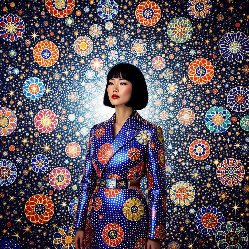 Astral Expressionist Shimmers Dissolve into Stardust