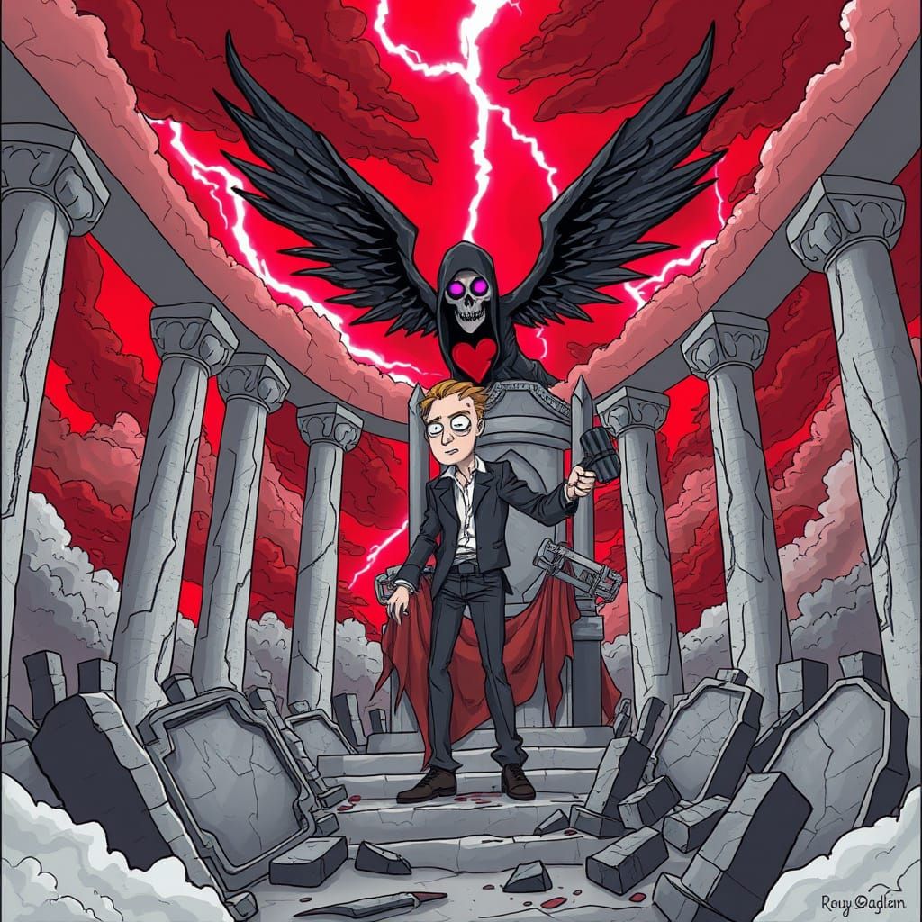 Dark Angel of Death Reigns Over Twisted Cathedral