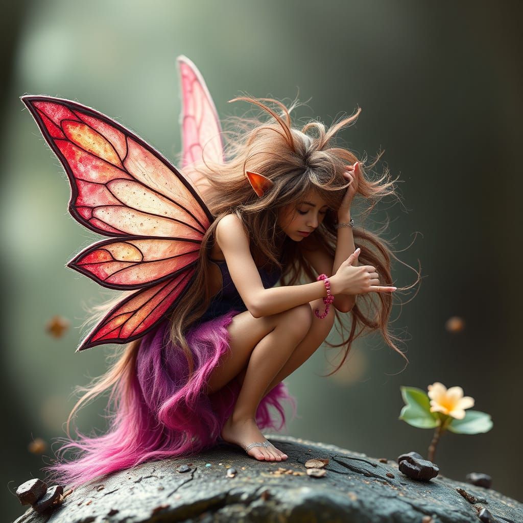 Hairy Fairy Enchanting Mythical Creature
