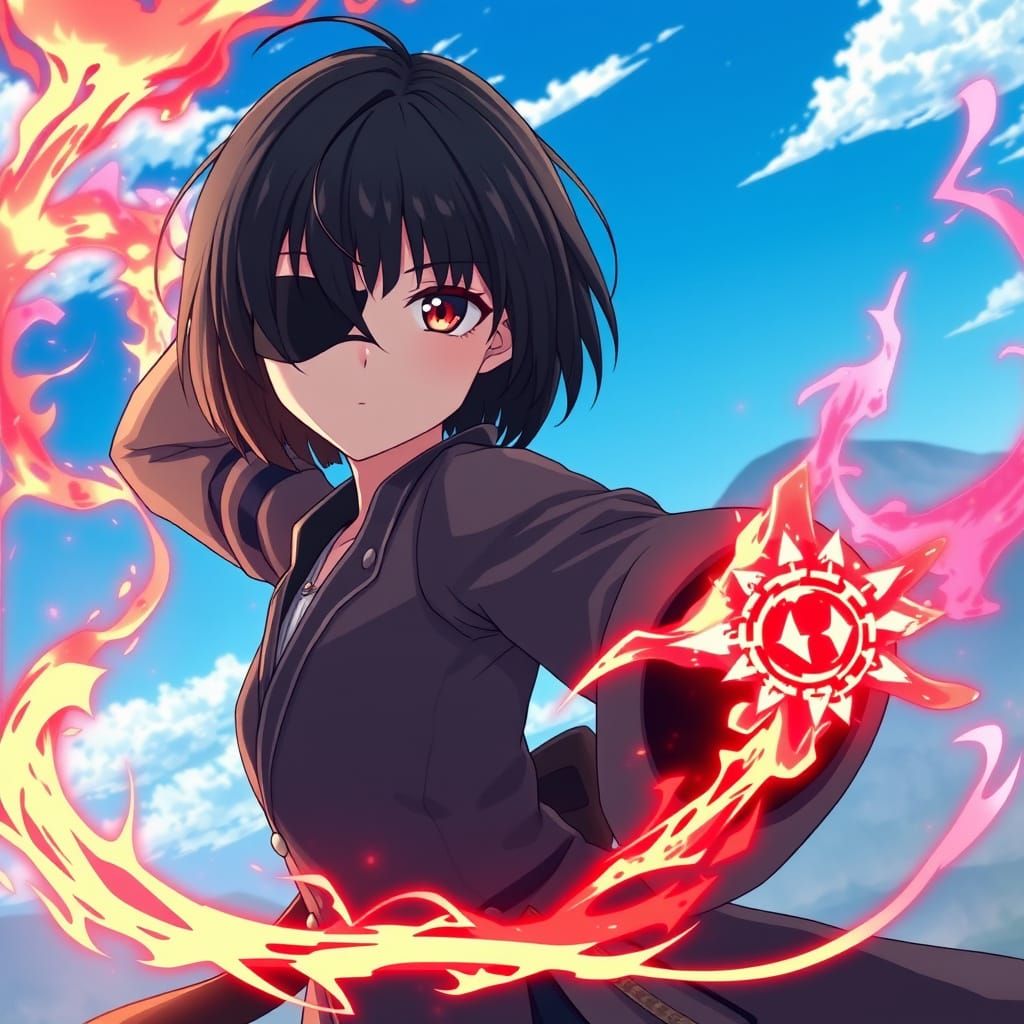 Anime Villainess Wields Magic in Studio Ghibli Style