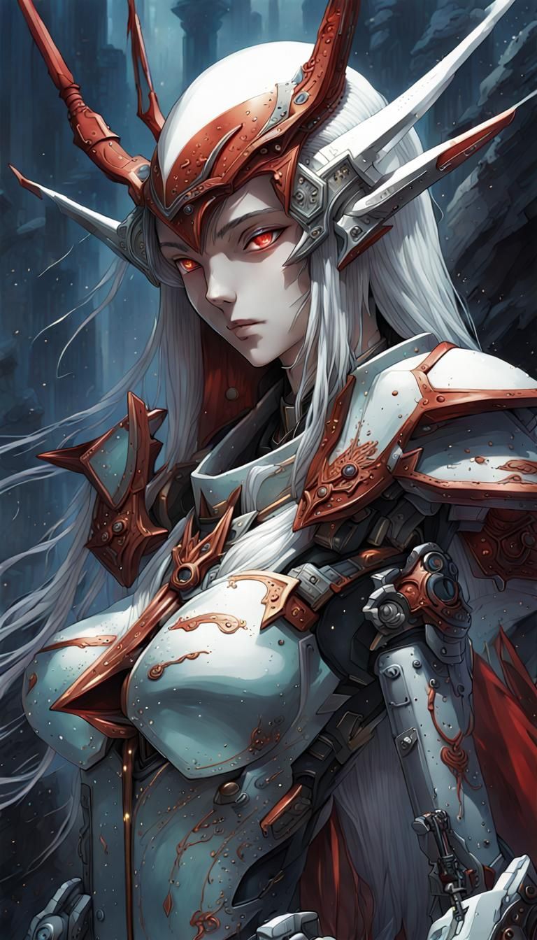 Detailed Eldar in Anime Style