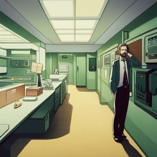 Dr. House as Anime Key Visual