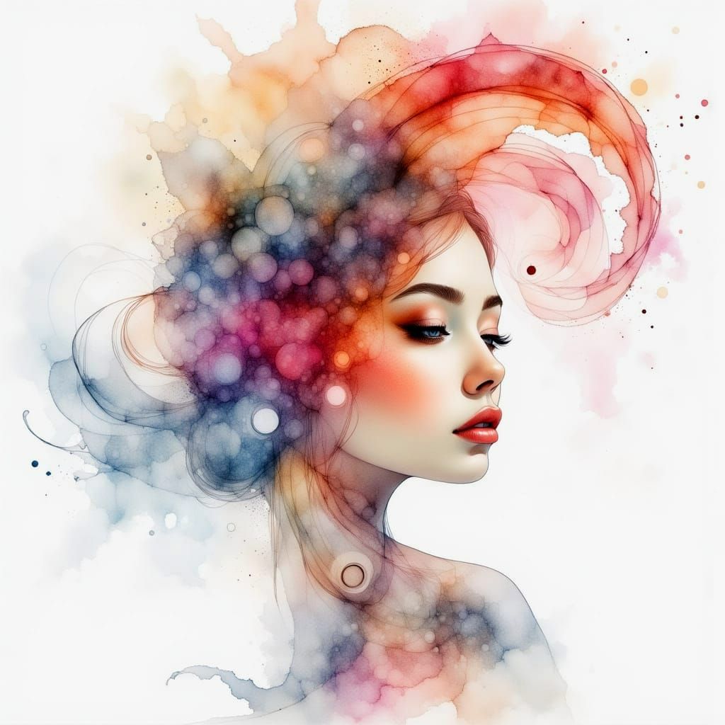 Elegant Fractal Forms in Soft Pastel Hues