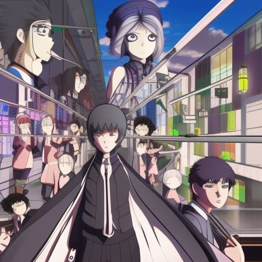 Anime Key Visual Inspired by Studio Ghibli