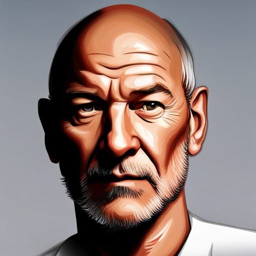 Hyperrealistic Portrait with Dramatic Lighting