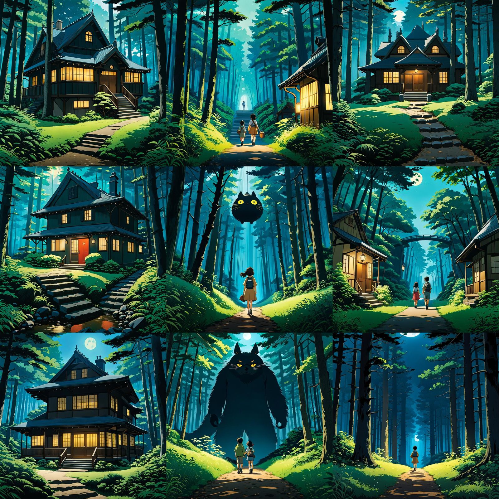 Friday the 13th in Studio Ghibli Anime Style