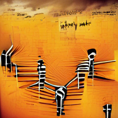 Abstract Geometric Symmetry in Vibrant Colors