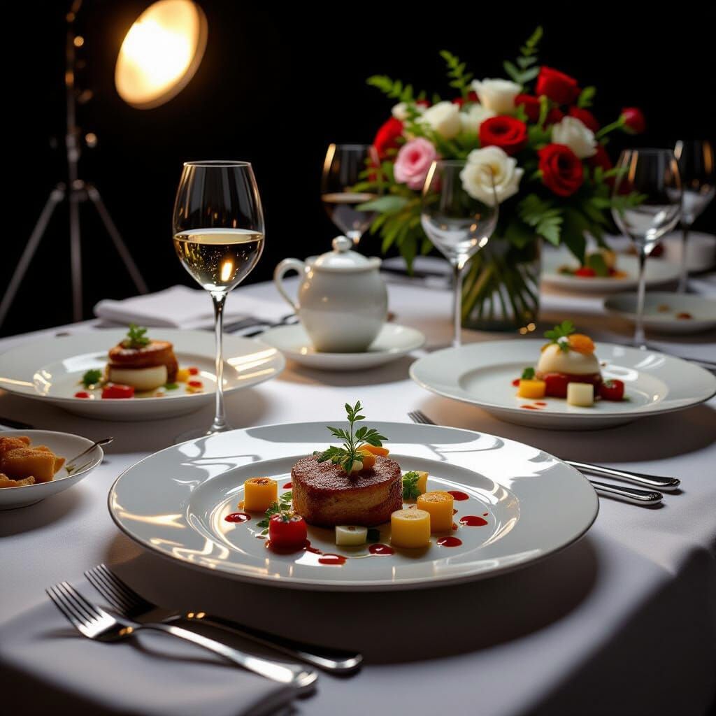 Luxurious Food Photography for Magazine Editorial