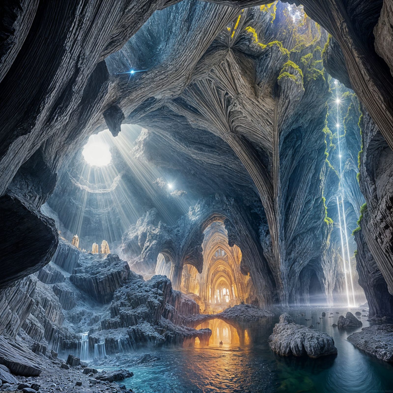 Refracted Light Cathedral in Crystalline Cave