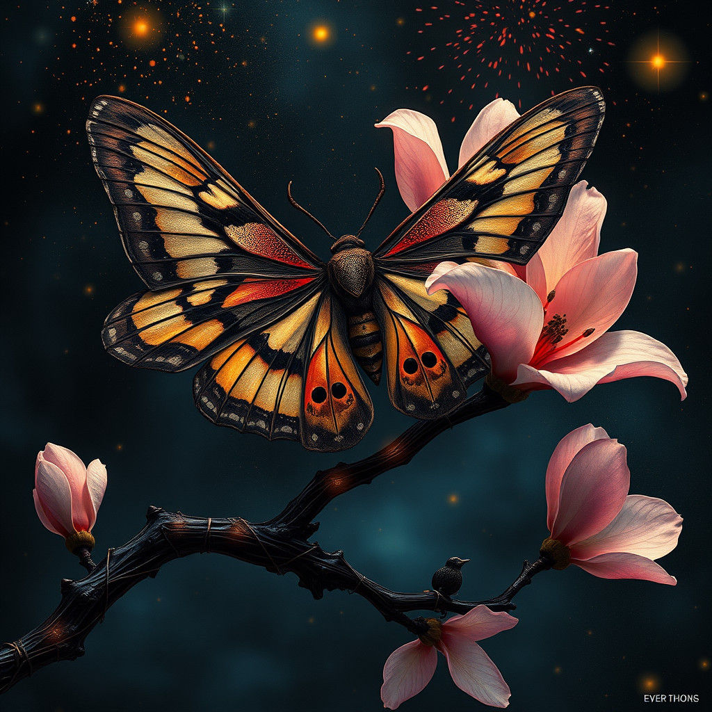 Synthwave Buddha in Klimt Style: Psychedelic Surrealism