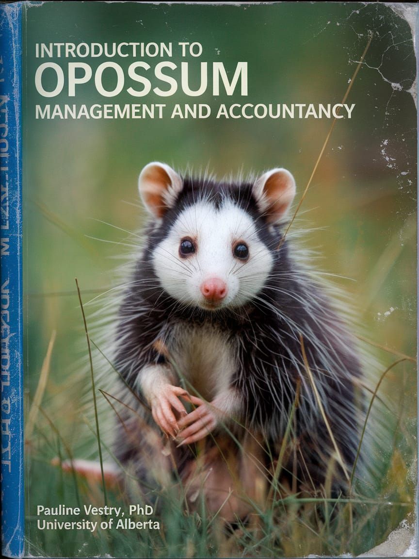 This Week's Read: *Introduction to Opossum Management and Accountancy* by Pauline Vestry, PhD.