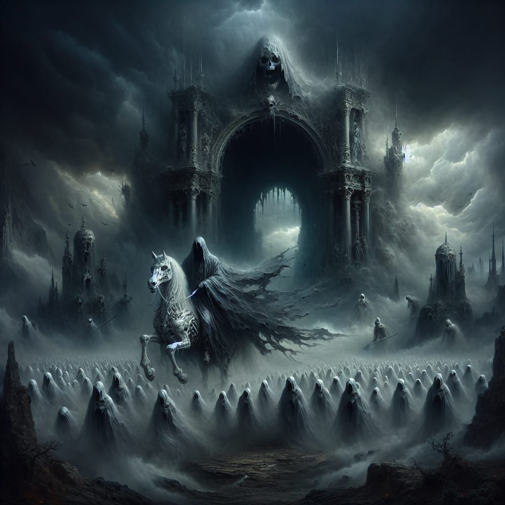 From The Realm of the Dead He Rides, His Mission Unending