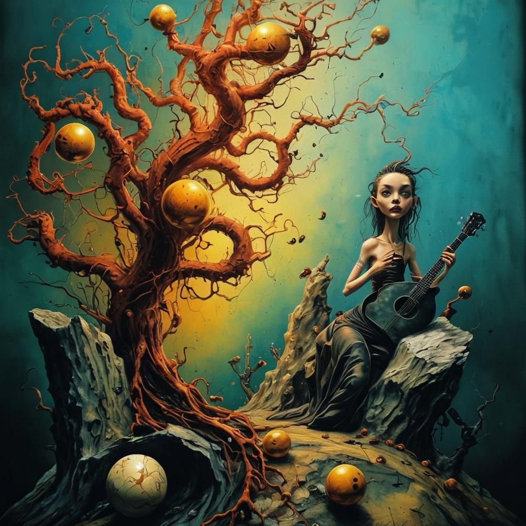 Surreal Ink Explosion in Vivid Colors