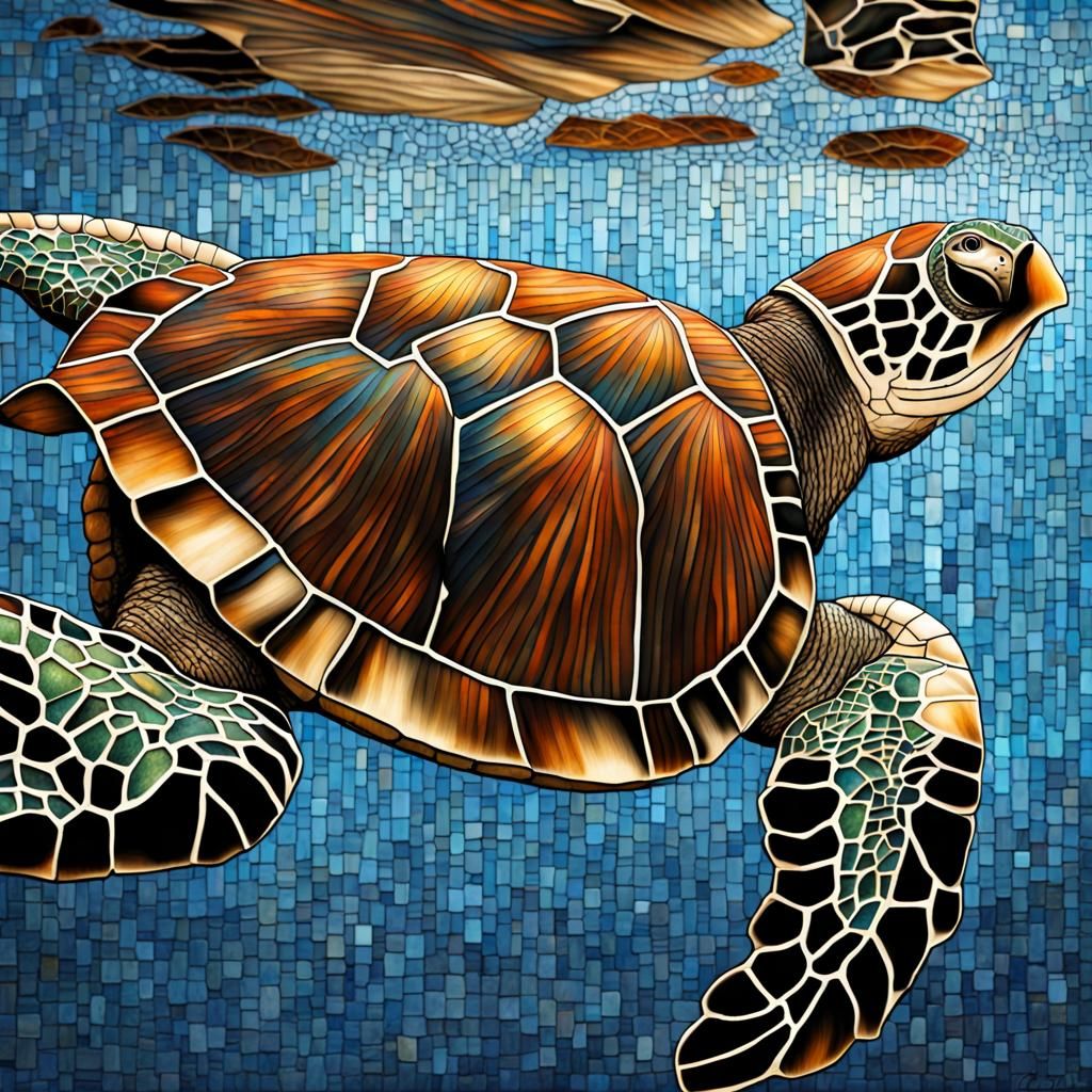 "mosaic" sea turtle Fail 1