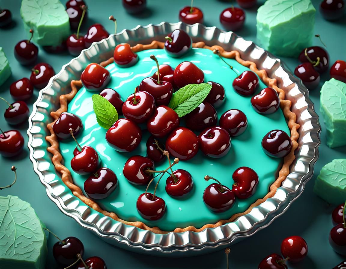 mint cherry pie