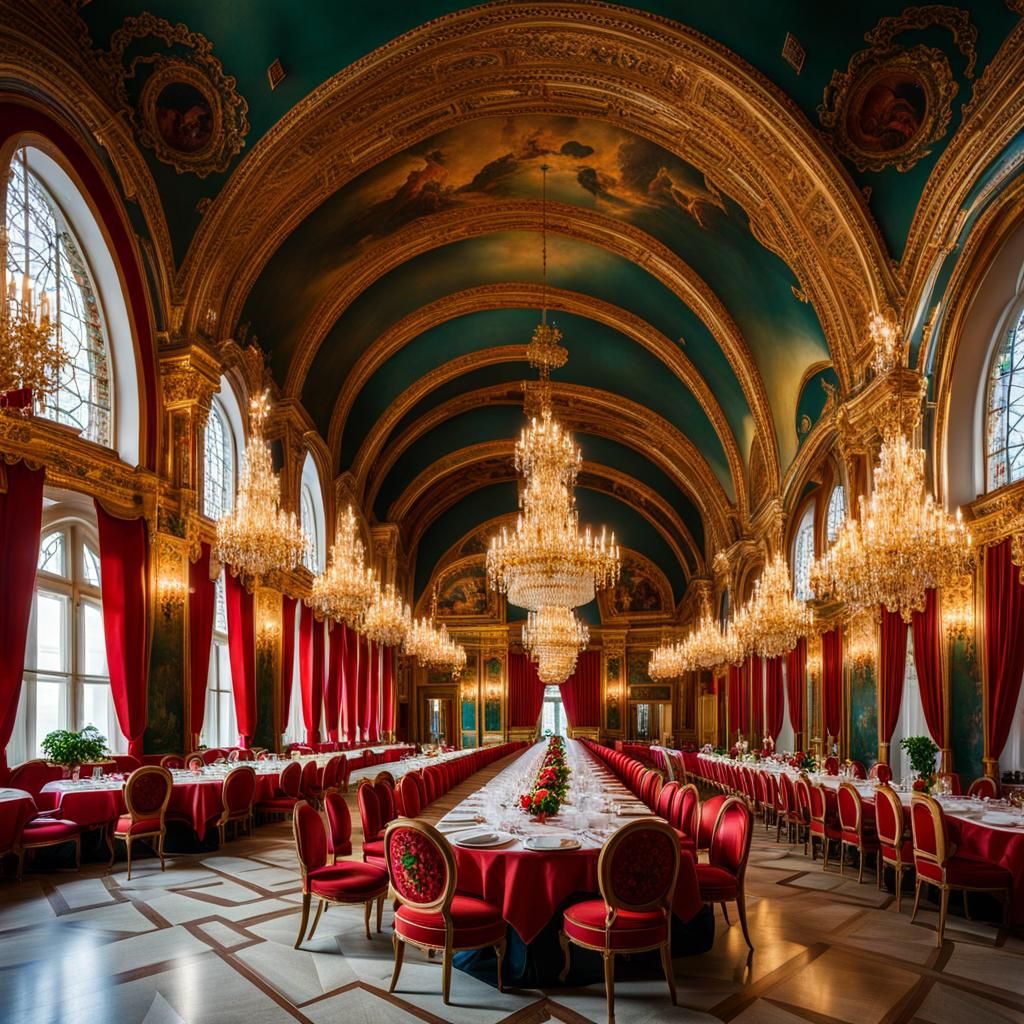 Dining Hall Inside the Grand Kremlin Palace