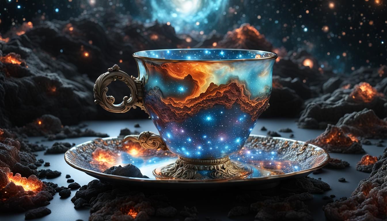 Dreamy Nebula Cluster in Photorealistic Style