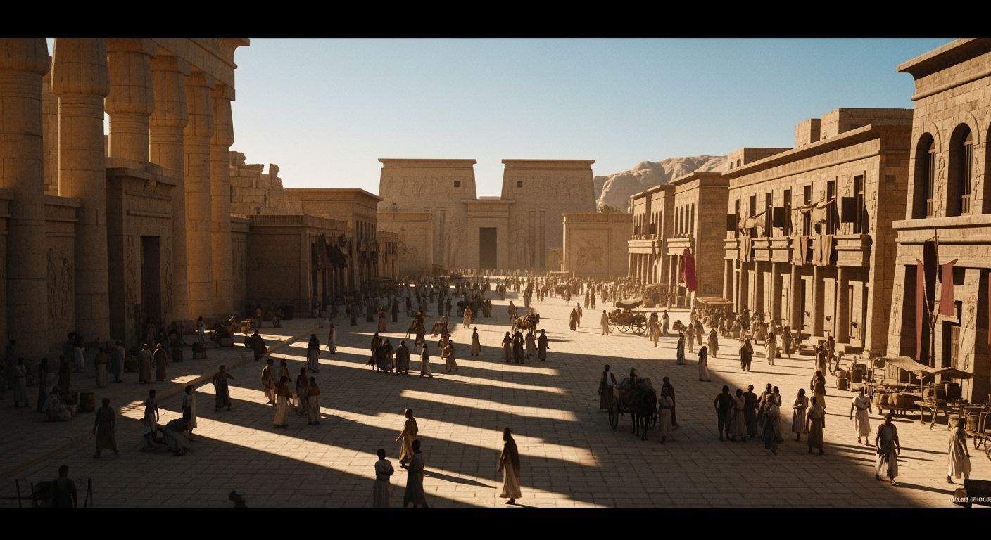 Ramses II Capital Square at Golden Hour