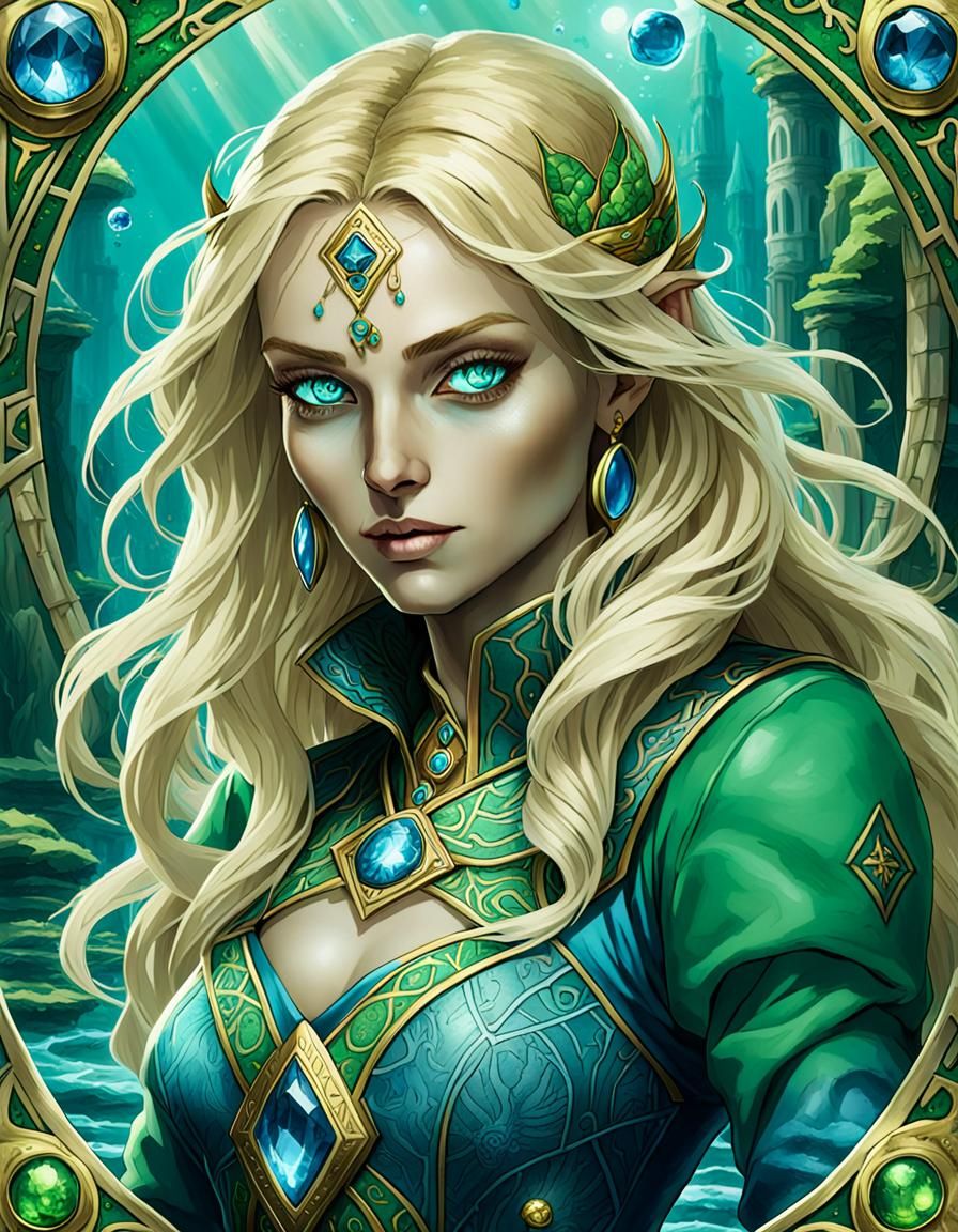 Orsalla of Rebma Tarot Card