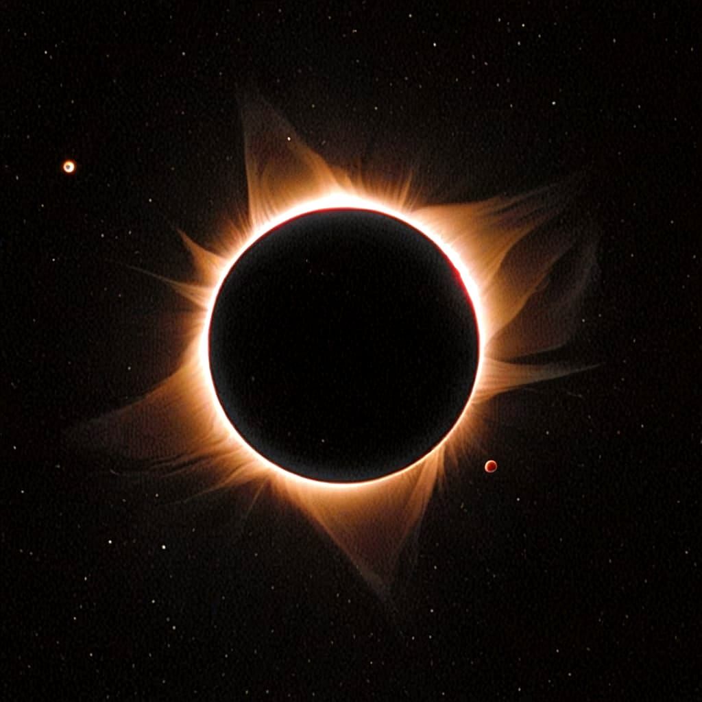 Astronomical Eclipse in Space