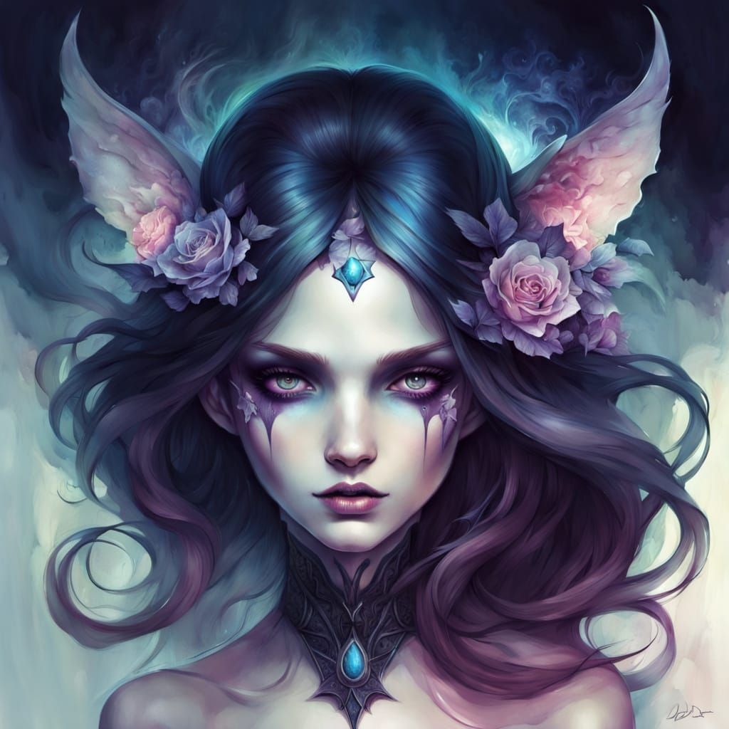 Grimdark Image in Gothic Style